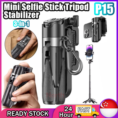 Mini Selfie Stick Tripod P15 – 3-in-1